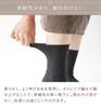 [Kinuyo] Socks Wool Silk Socks You'll Want to Wear Every Day Wool x Silk Women's Large Size Men's Cold-Resistant Warm Socks 24.5~27.5cm Black