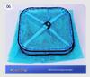 Sky Blue Square Portable Fish Basket with Chair and Net