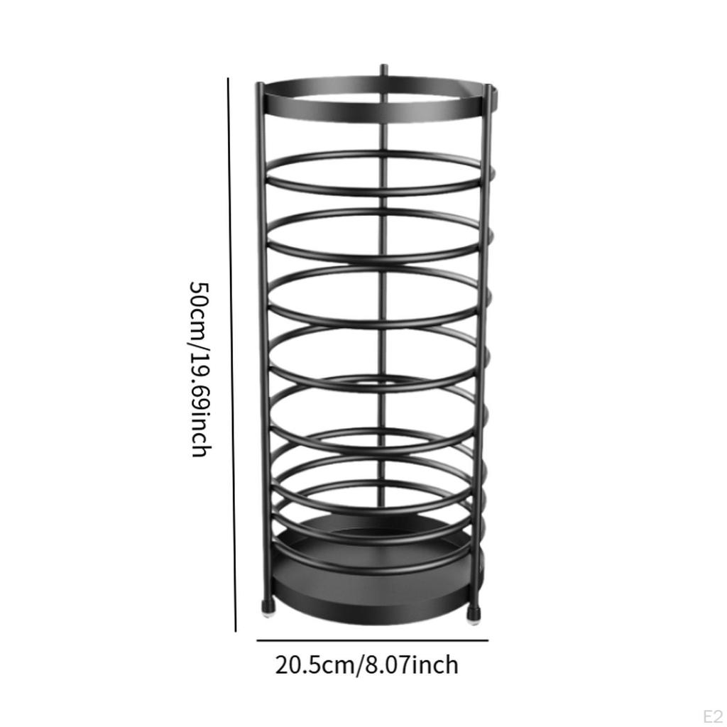 Umbrella Stand Holder for Entryway Hollow Modern Bucket Rack