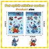 MINISO Stitch Lilo & Stitch Anime Peripherie Kawaii Niedlich Studenten Notizbücher Gepäck Handyhüllen DIY Dekorative Aufkleber Großhandel