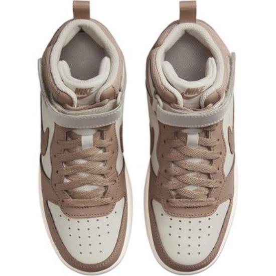Nike Court Borough Anti Slip Wear Resistant Mid Top Kids Skateboarding Shoes