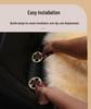Winter Plush Imitation Wool Car Seat Cushion Set: Non-Slip, Thickened, No Backrest, 3-Piece.