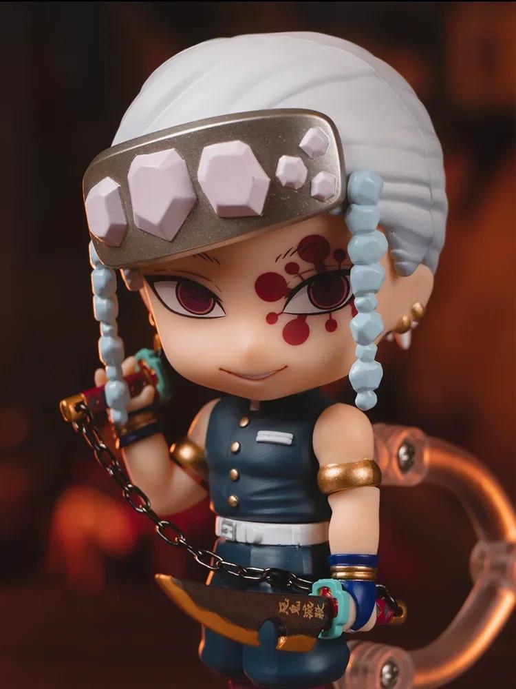 IN STOCK Good Smile Nendoroid Demon Slayer Uzui Tengen Model Anime Action Figure Toys Kids Room Ornament Girl Gifts Collection
