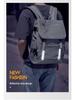 High-Capacity Reflective Casual Backpack with Multifunctional Design
