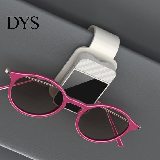 Car Glasses Holder Sunglasses Clip for Visor Magnetic Eyeglass with Protective Soft Padding Scratch-Free Vehicle Stylish