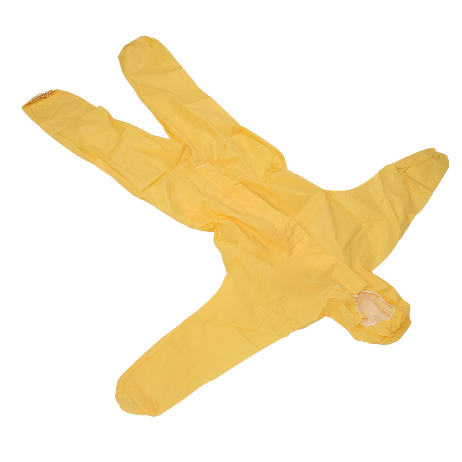 

Защитный комбинезон Желтый Кислото- и щелочестойкий Защитный комбинезон для лаборатории XL XXXL