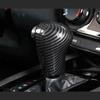 2*Carbon Fiber ABS Inner Gear Shift Knob Cover Trim For Honda HR-V HRV 2016-