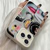 M436 Camera girl Angel Eyes Soft Phone Cases for iPhone Samsung Galaxy Xiaomi Rdemi Huawei Honor Infinix Realme OPPO Vivo All Model TPU Case