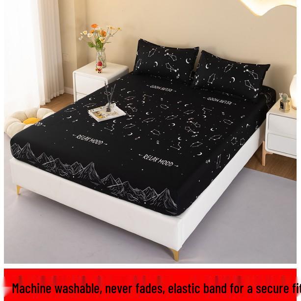 Non-slip Elastic Fitted Bed Cover for Simmons, Single Piece, All-Inclusive Design.