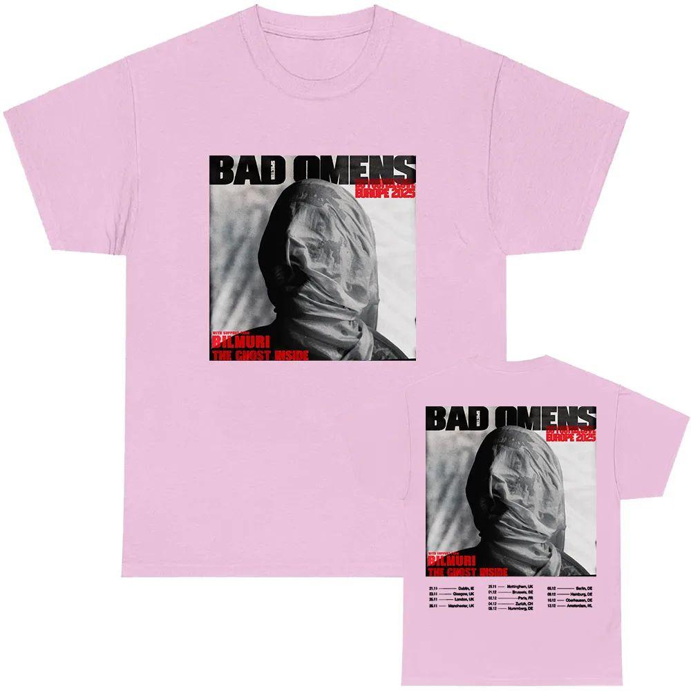 BAD OMENS Rock Band Graphic Tshirts Do You Feel Love Europe Tour Tshirt Streetwear Print Cotton Casual Loose T Shirt Unisex