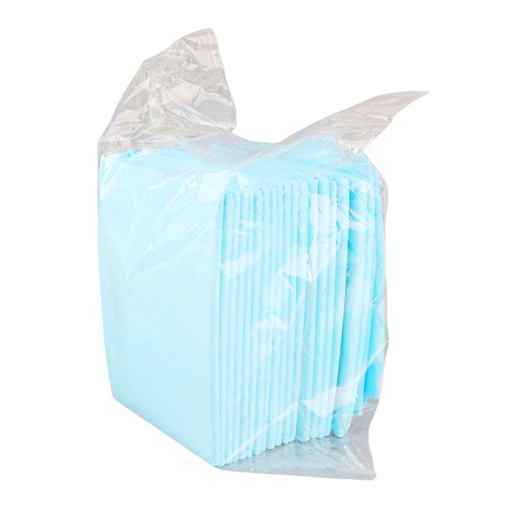 20pcs Strong Water Absorption Pet Pee Pads Five Layer Fabric Mini Pet Diapers Elderly Pet Aids