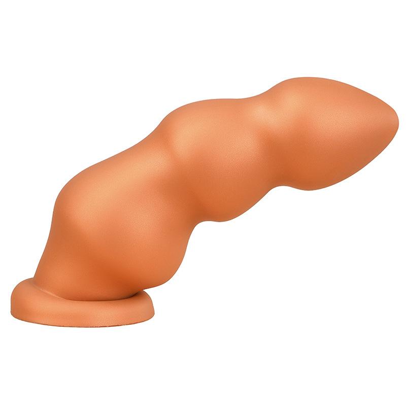 Oversized Silicone Triple Bead Tower Shaped Anal Plug Female Sm Erotic Toys Vestibular Dilator Adult Masturbation Supplies