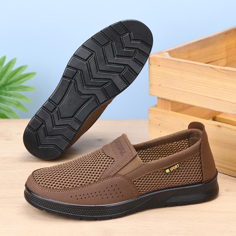 Men's Summer Casual Mesh Slip-On Shoes - Breathable, Soft Sole, Comfortable for All-Day Wear