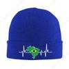 Brazilian Flag Brazil Beanie Cap Unisex Winter Warm Bonnet Femme Knitted Hat Brazilian Proud Skullies Beanies Hats