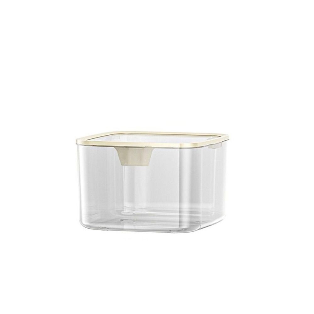Press Type Desk Storage Box Transparent Sundries Paper Basket Useful Desktop Trash Can  Living Room