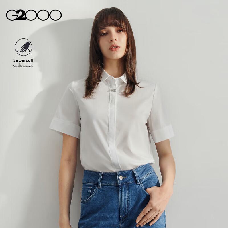 G2000 Women s Easy-Care Short-Sleeve Business Shirt 34