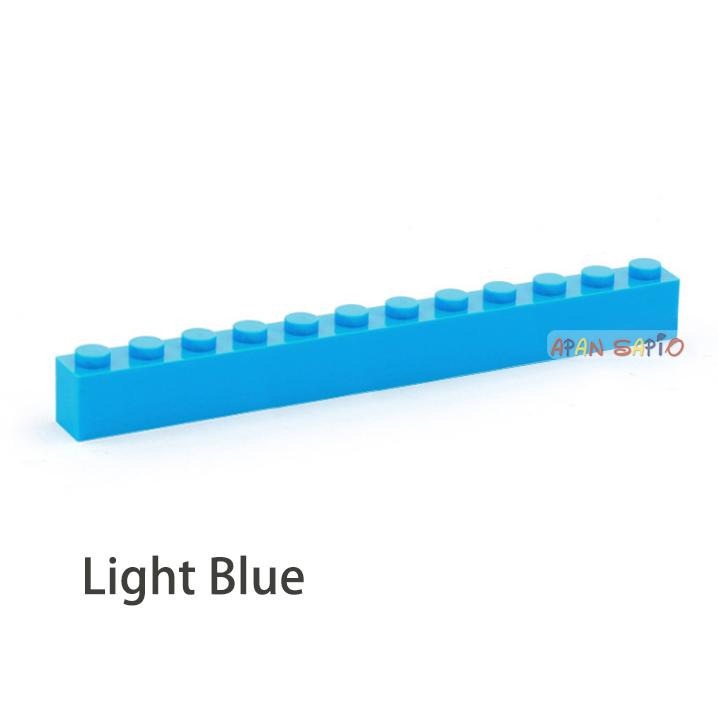 100PCS 1x12 Dots DIY Building Blocks Thick Figures Bricks Educational Creative Compatible With 6112 Toys for Children