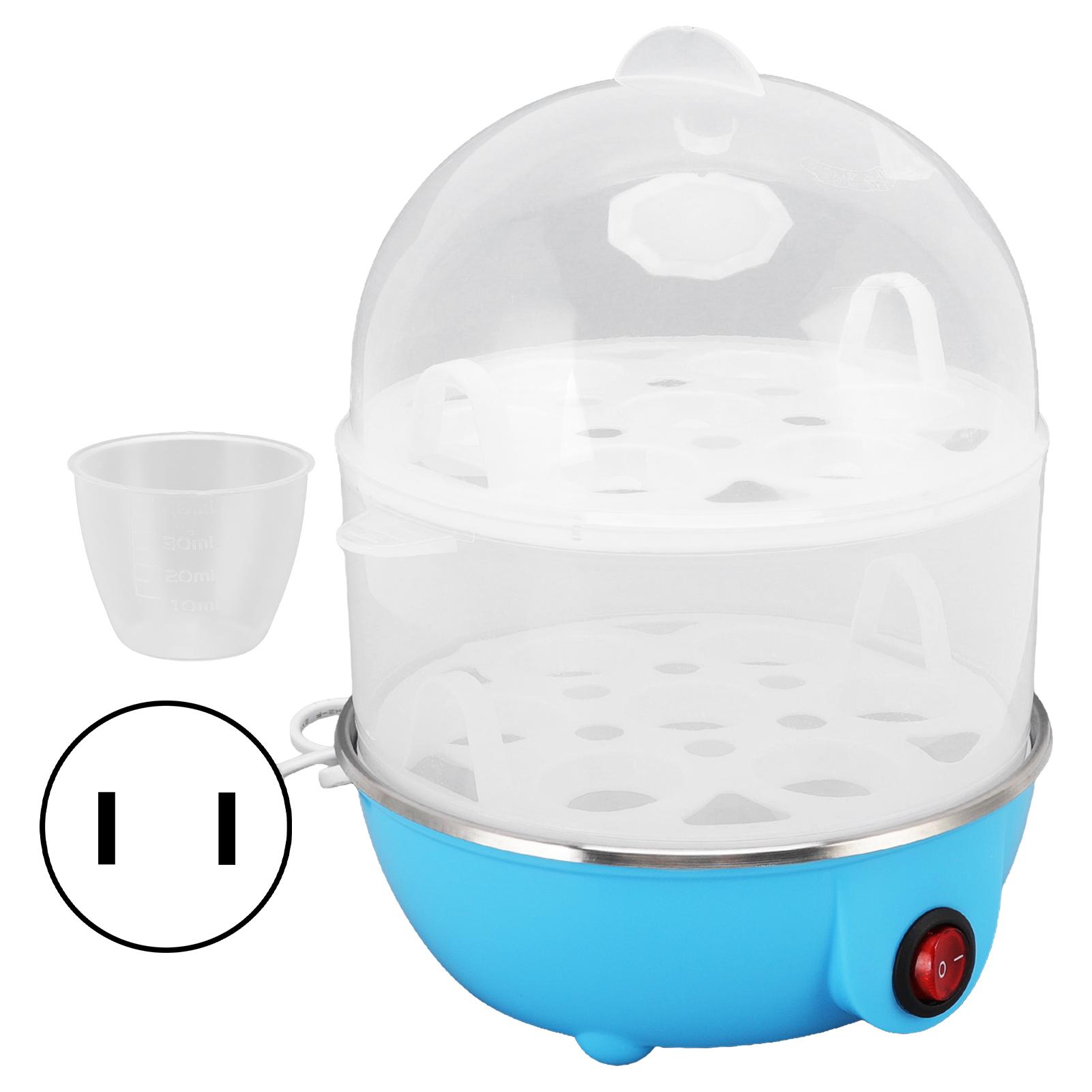 

Электрическая яйцеварка 14 шт. яиц Двухслойная Автоматическая Мини-пароварка Пашотница Кухонный инструмент для приготовления пищи Яйцеварка Прибор для приготовления завтрака EU синий