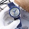 Men's Diver Style Quartz Watch with Luminous Hands Auto Date Waterproof Stainless Steel/Rubber Band Wristwatch
