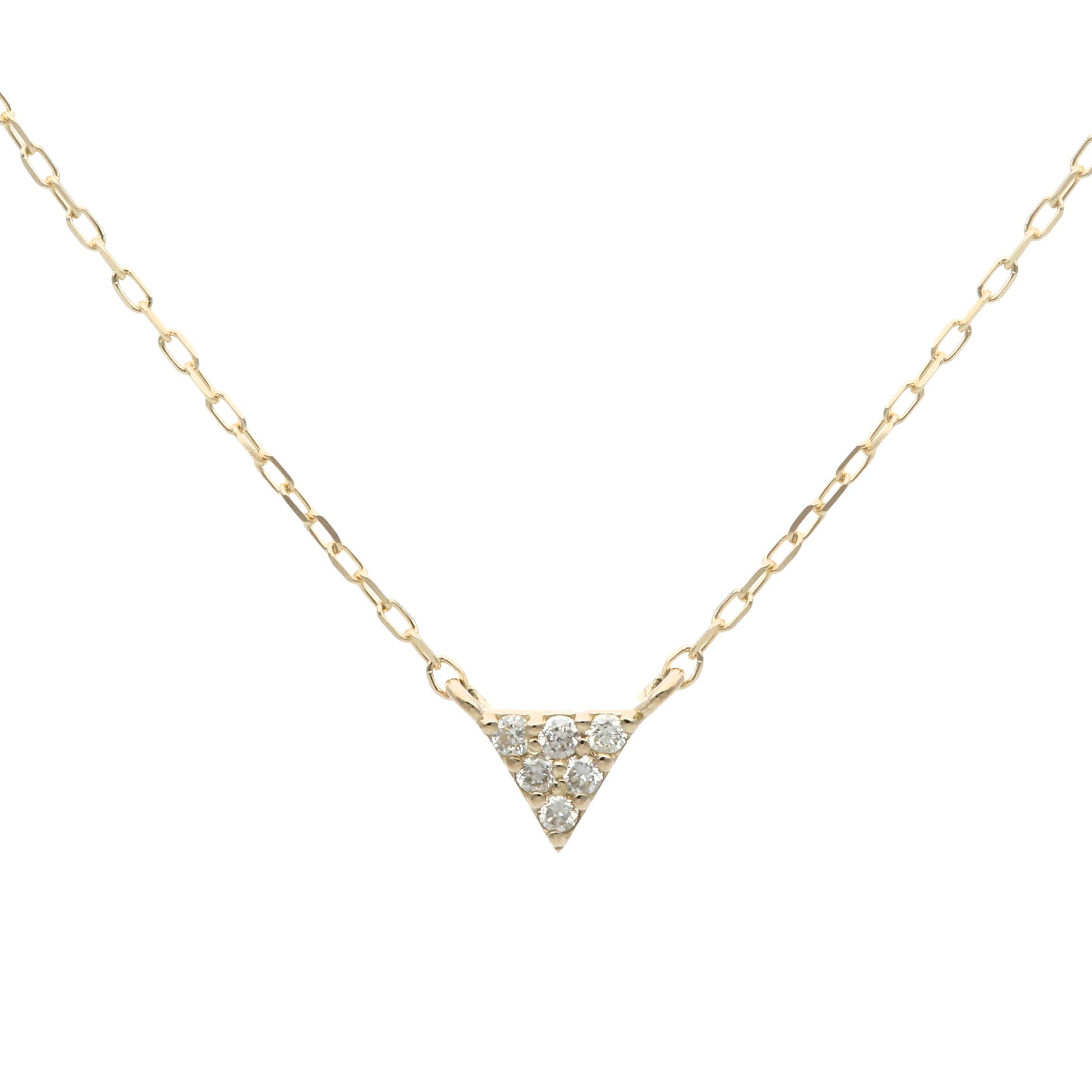 

K10 Gold Diamond Necklace L&Co. 66-7688 золотий