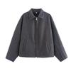 European & American Women's Retro Color Lapel Short Jacket