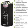 82L Large Capacity Empty Bottle Storage Basket Folding Kitchen Wastewater Collector Bag with Aluminum Handle for Organization