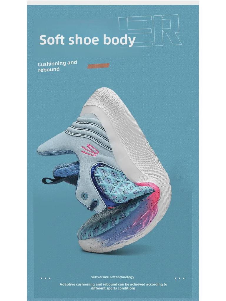 Men's Large Size Non-Slip Breathable Basketball Shoes for Youth & Children - Ideal for Training & Sports