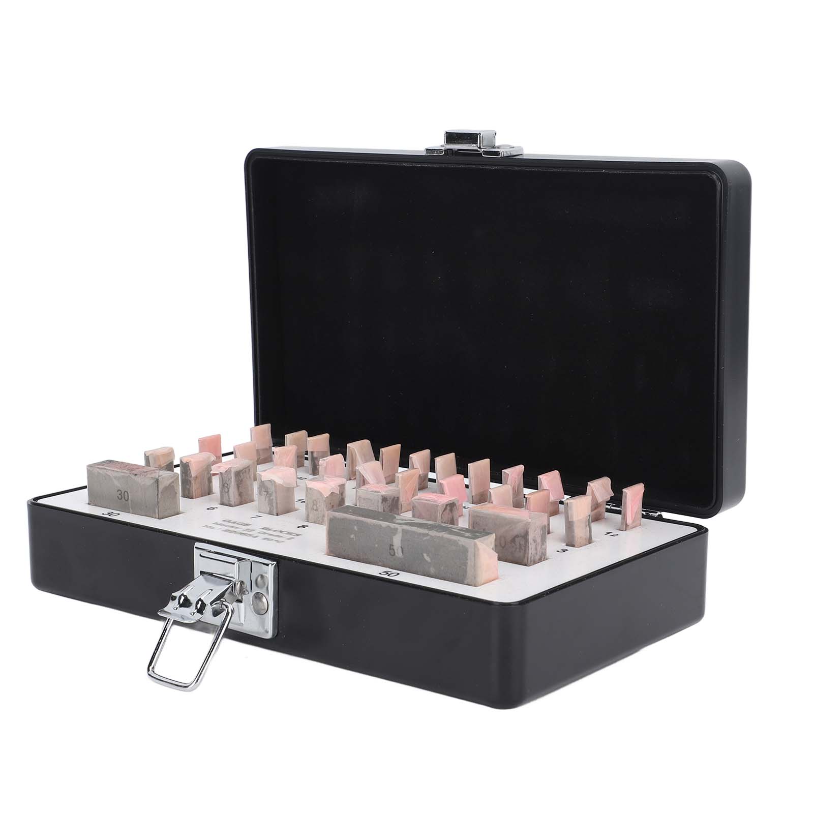 

Набір мірних блоків 32 шт. Сталь Висока точність Портативний Набір мірних блоків для вимірювання з кейсом