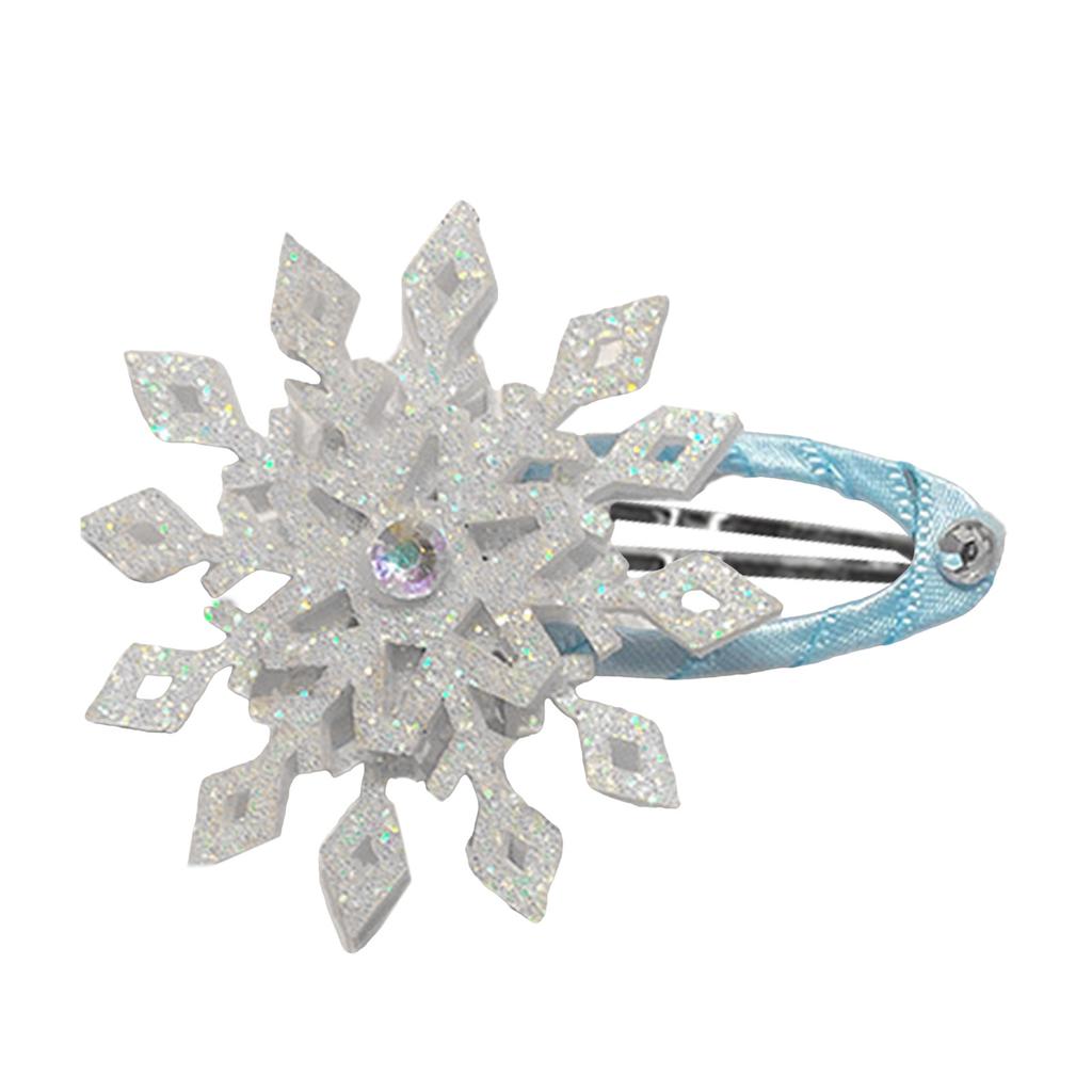 Stilvolle Kristall-Haarnadel Schneeflockenform Balletcore Kopfschmuck Dutt-Klammer Elegant Glitzernde Haarspange Foto-Requisiten