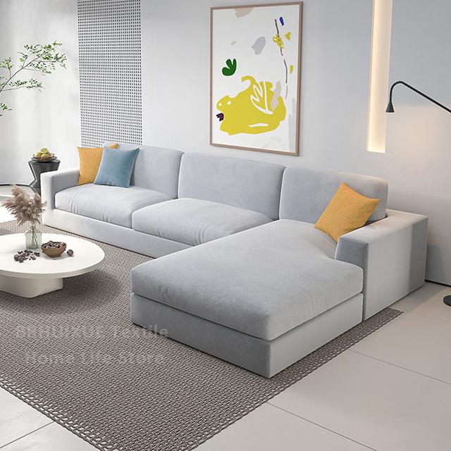 Супер мягкий бархатный чехол для подушки на сиденье дивана однотонный эластичный утолщенный чехол для дивана секционный диван L-образный угловой чехлы на кресла Normal Size S-1pc 3434₽