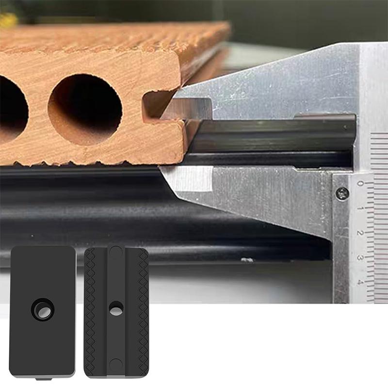 100 Pcs Dovetail Composite Deck Clip Easy-assembly Outdoor Floor Yard Garden Outdoor Living Tools Accessories Secure