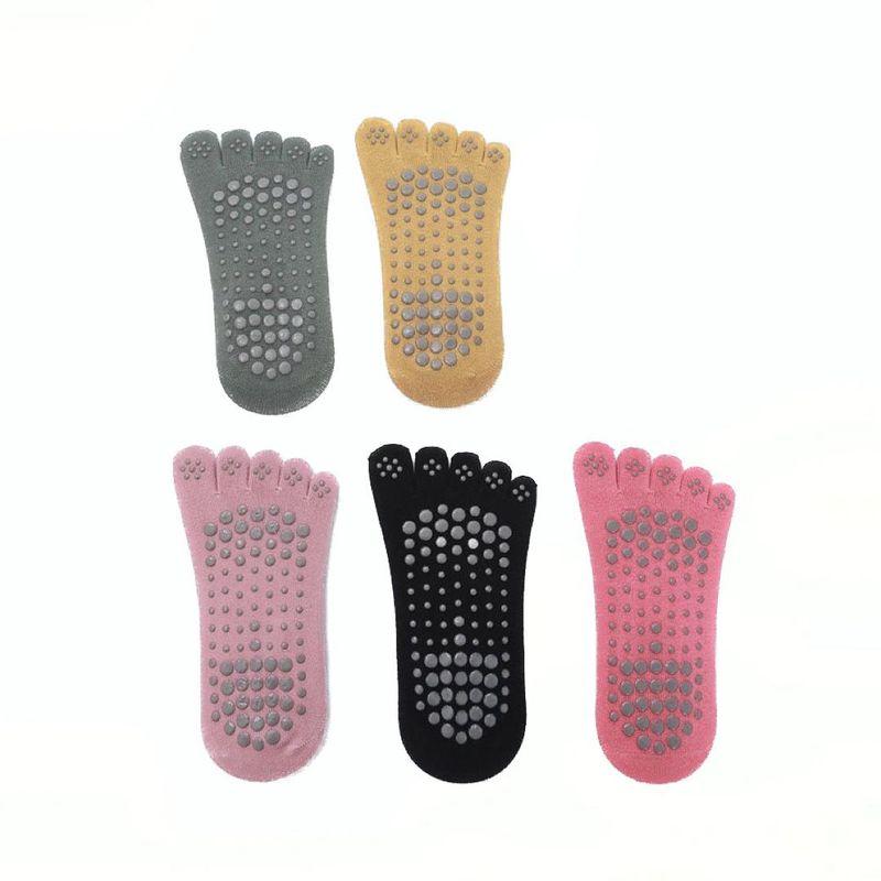 

Toe Socks Yoga Non Slip Boat Socks Professional Sports Socks Spring Summer Sweat Absorbing Room Socks Indoor Dance Pilates Socks 1 Pair [Grey Green]]