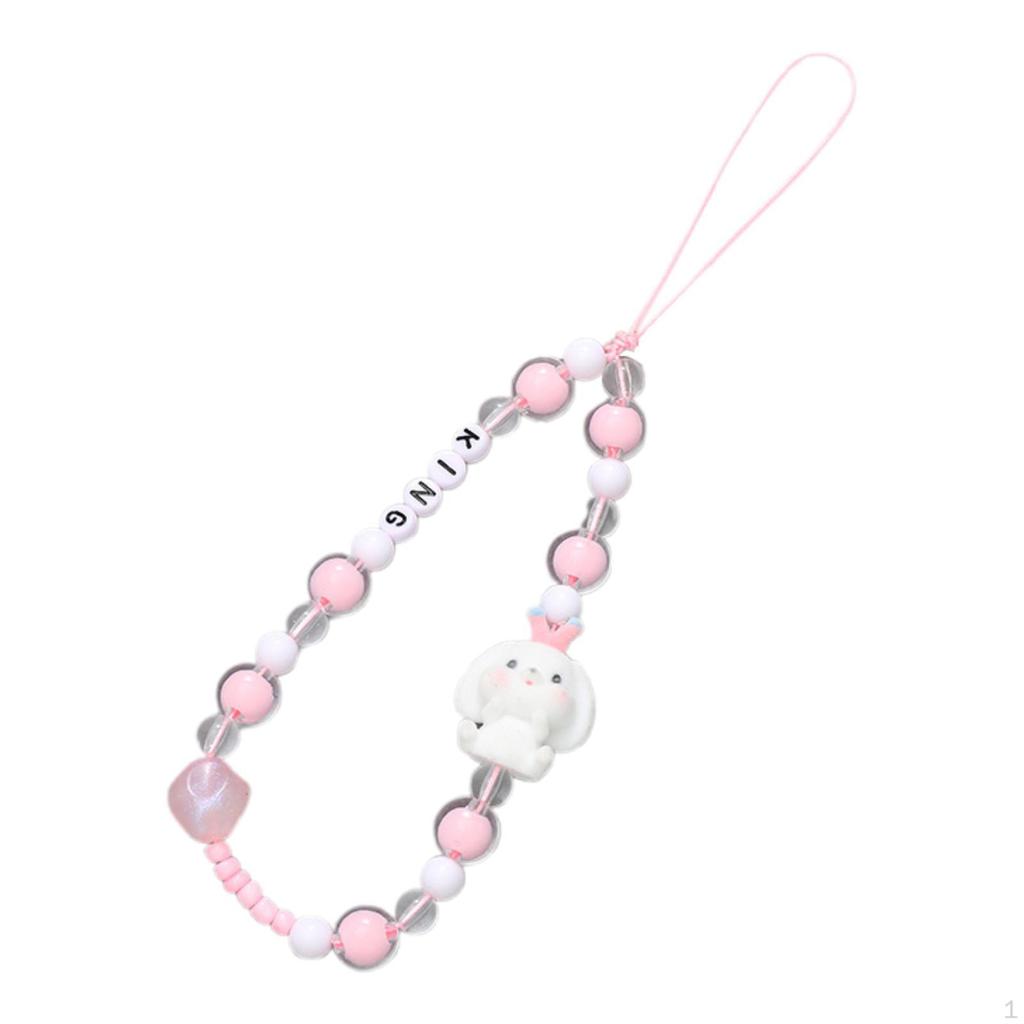 Perlen-Handyband Niedliche Hülle Handschlaufe Handgelenkband Mode Deko Damen Tasche