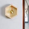 Brass Wind Chimes Wooden Wireless Doorbell Entrance Door Bell Decorative Wind Bell for Home Opening Hanging Decor