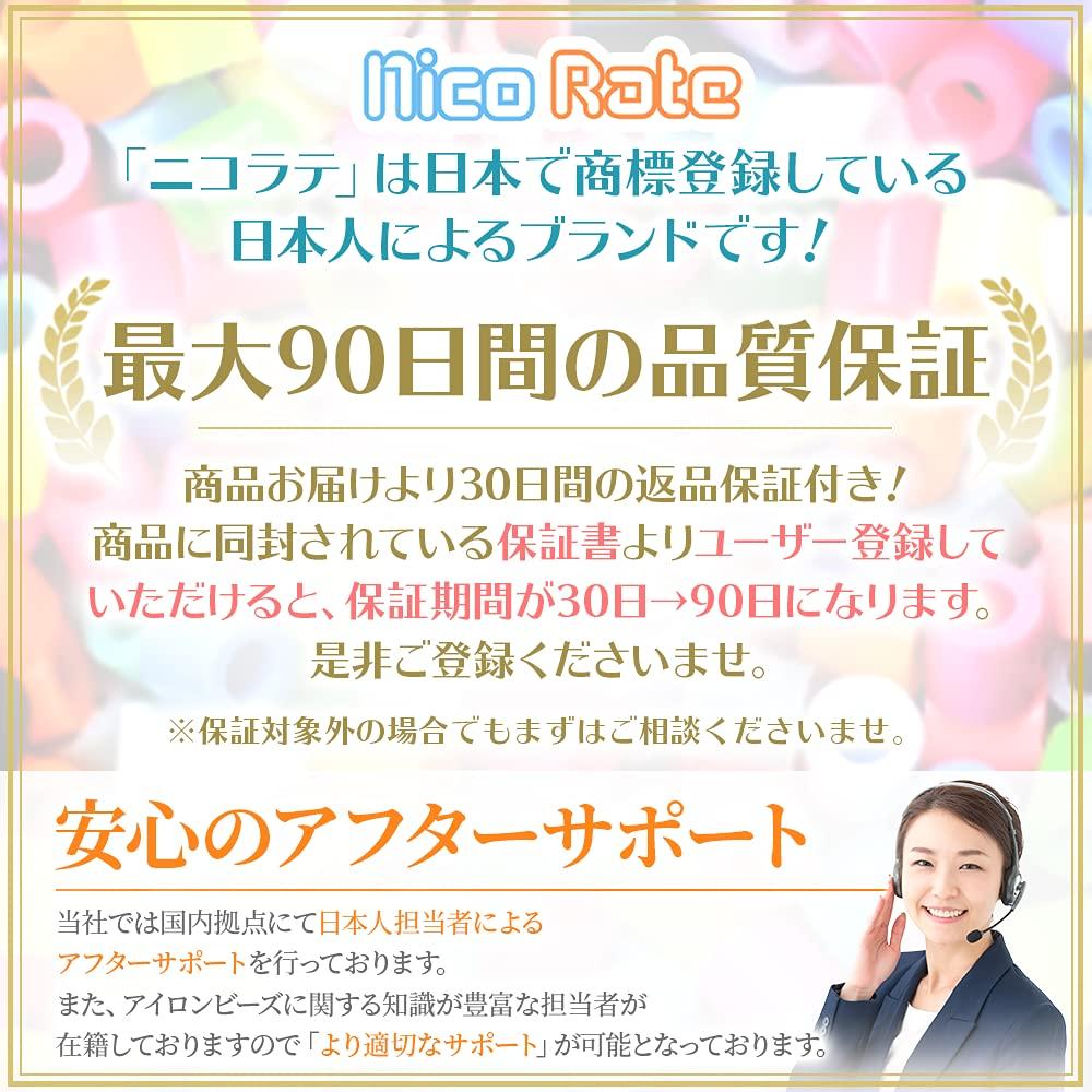 NicoRate Iron Beads Plate Compatible with 5mm Anyone can easily create transparent refill Set, Size, "Arrives soon! large-scale works!", 10-piece set,