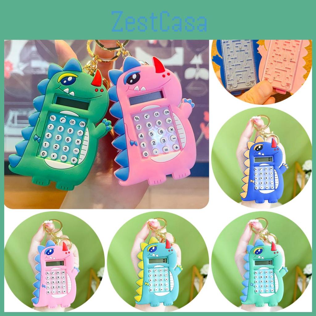 Lovely Resin Dinosaur Maze Keychain Creative Kids Toy Decoration