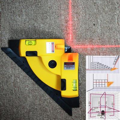 90 Degree Vertical Horizontal Laser Line Word Line Projection Square Level Right Angle Measurement Tools