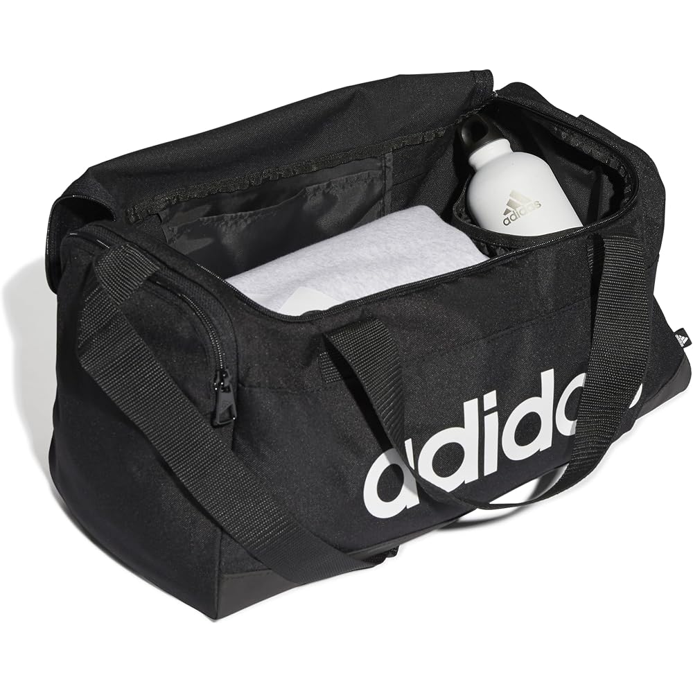 adidas Essentials Logo Duffle Bag 60202 Black/White (GN2034)