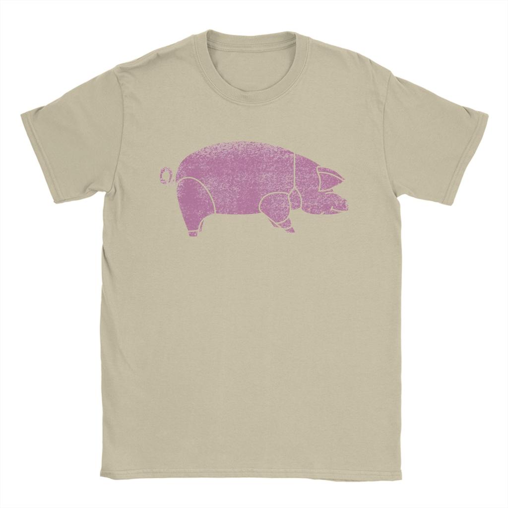 Unisex TShirts Pig Shirt As Worn By Davids Gilmours Classic Pure Cotton Tees Short Sleeve T Shirt Crew Neck Clothing Gift Idea