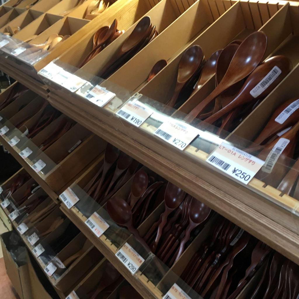 YFJY Wooden Long Handle Cooking Utensils: Coffee Spoon, Watermelon Spoon, Soup Spoon, Fork, Colander