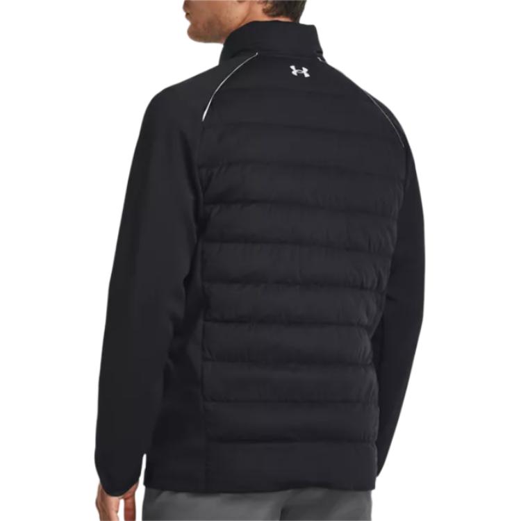 Under Armour Stretch Hybride Comfortabele Casual Donsjas Heren Buitenkleding Zwart 1366290-002
