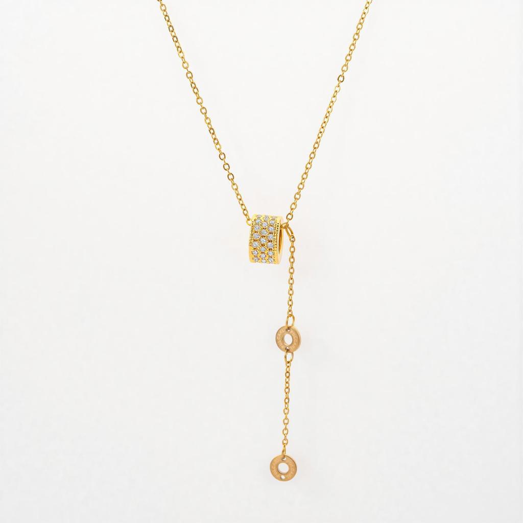 Elegant Titanium Steel Necklace for Women - Light Luxury, Simple, Versatile Design