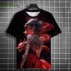 Manga Girl Print T-Shirt Japanese 3D Print Top Personality Anime