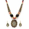 Fashion Latest Stylish Traditional Tibetan Pendant Necklace Jewellery Set for Women