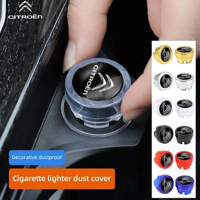 Car Cigarette Lighter Dust Proof Protect Cover Lighter Button For C1 C2 C3 Vts C4 Saxo C4L C5 C6 C8 Xsara Picasso