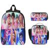 Cartoon Printing Casual Shoulder Bag Junior High School Students Large Capacity Backpacks