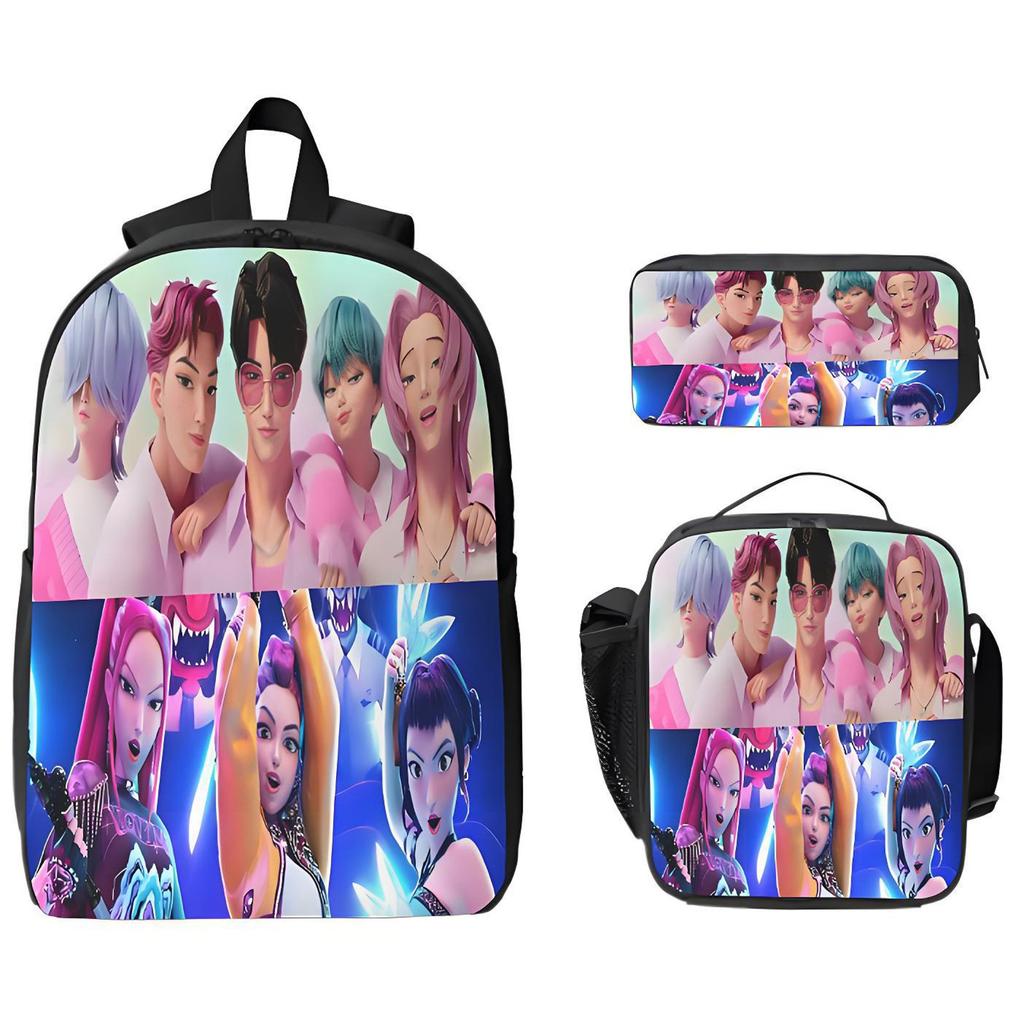 Cartoon Printing Casual Shoulder Bag Junior High School Students Large Capacity Backpacks