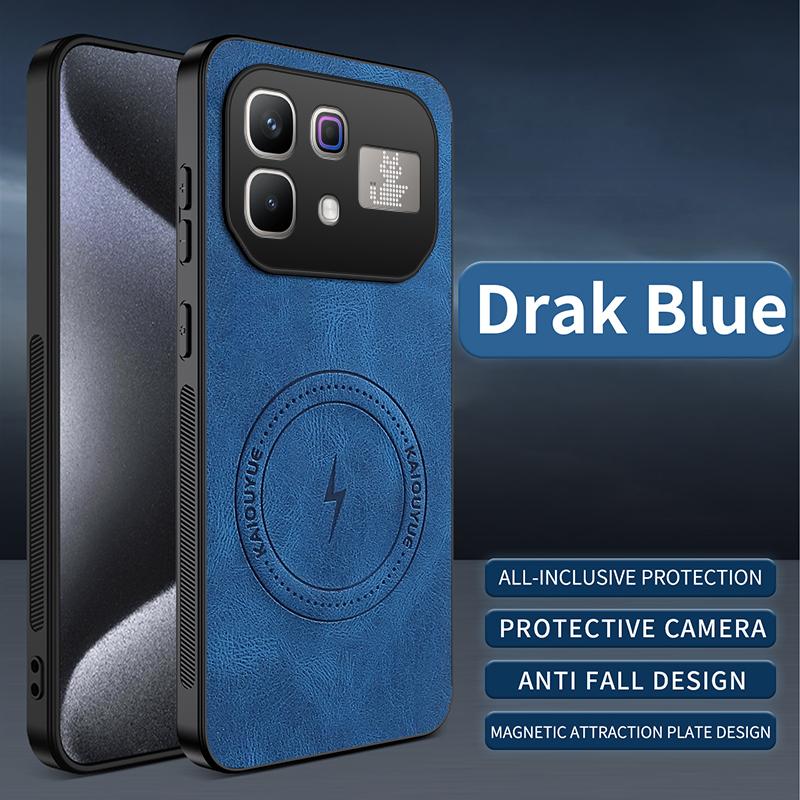 For Infinix Note 60 Pro Case Luxury PU Leather Skin Magnetic Magsafe Protective Back Cover For Infinix Note60 Pro Phone Shell