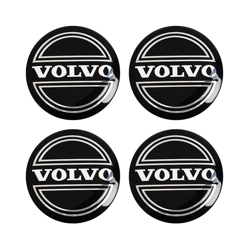 4 stk 64 mm Volvo Navkapsel Felgdeksel Merke Emblemer Dekal Biltilbehør For Volvo S40 S60 S80L XC60 XC90 V40 V60 V50 V90