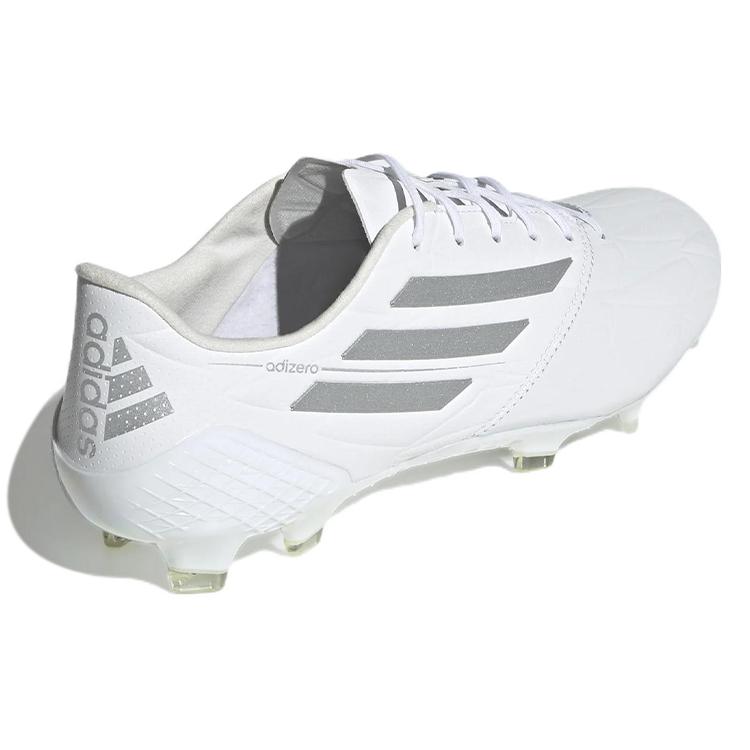 New Adidas Adizero F50 4 Leather Fg White Silver Metallic GX3911